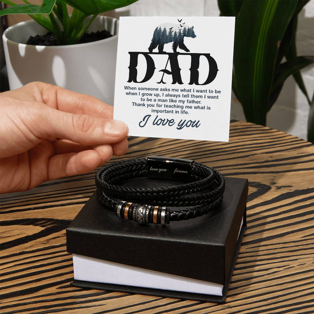 Dad-When someone asks me Bracelet