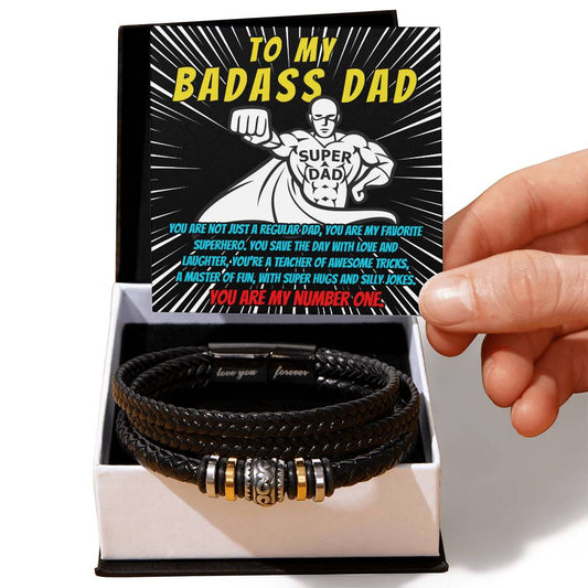 Dad-Favorite Superhero-Bracelet