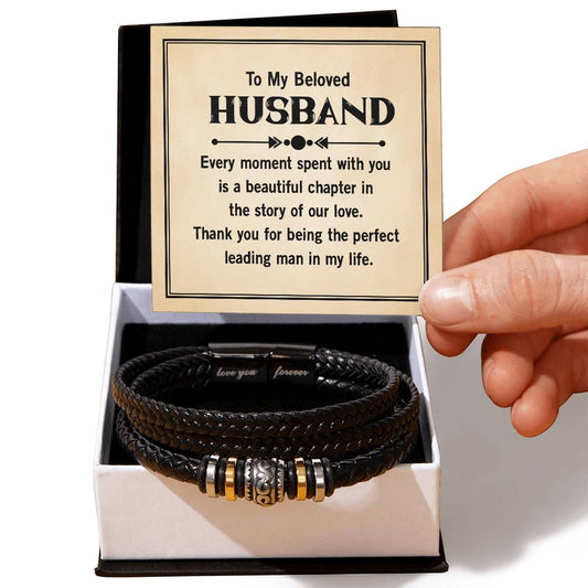 To my beloved husband - Every moment spent with you Bracelet