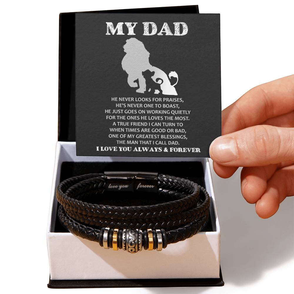 Dad-The Man Bracelet