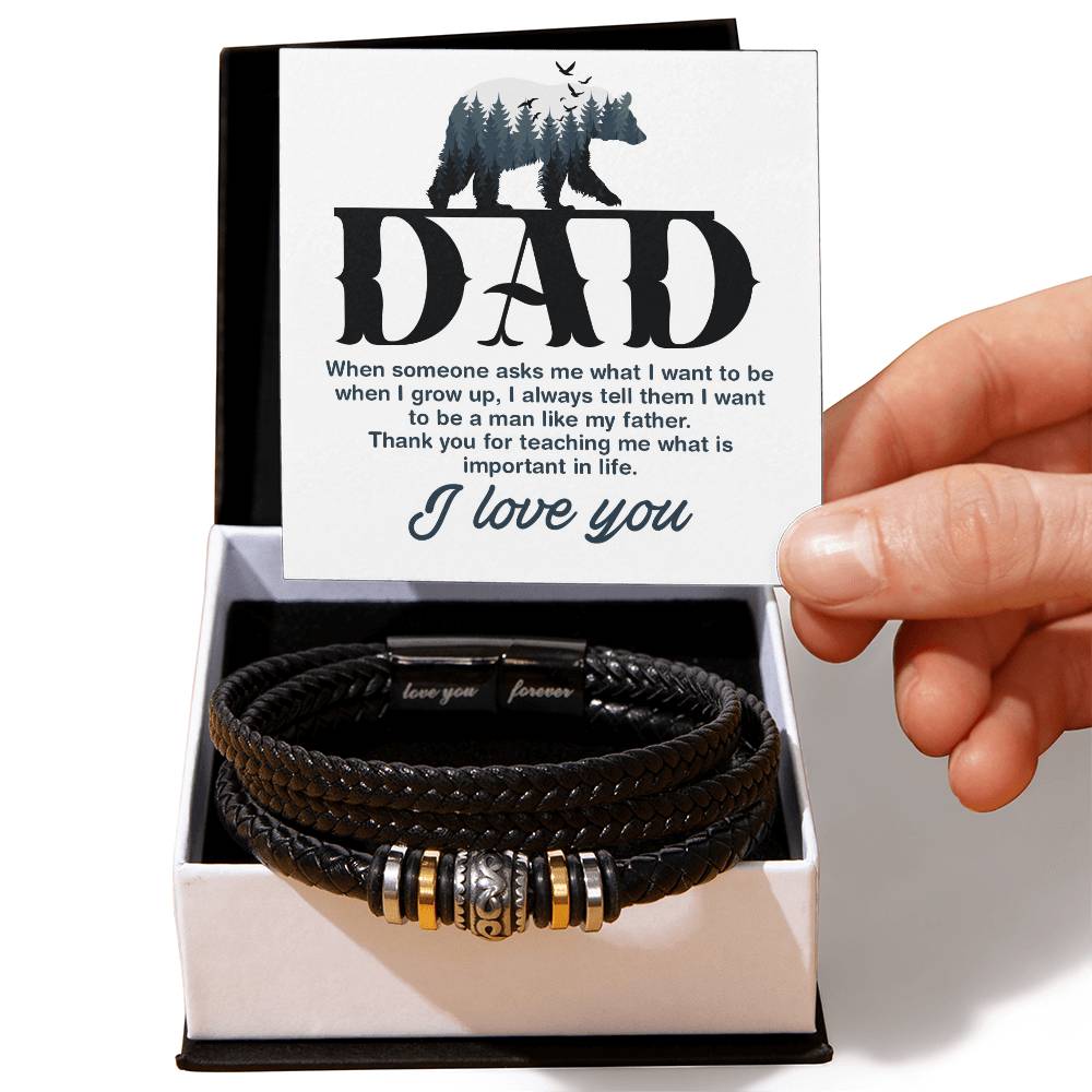 Dad-When someone asks me Bracelet