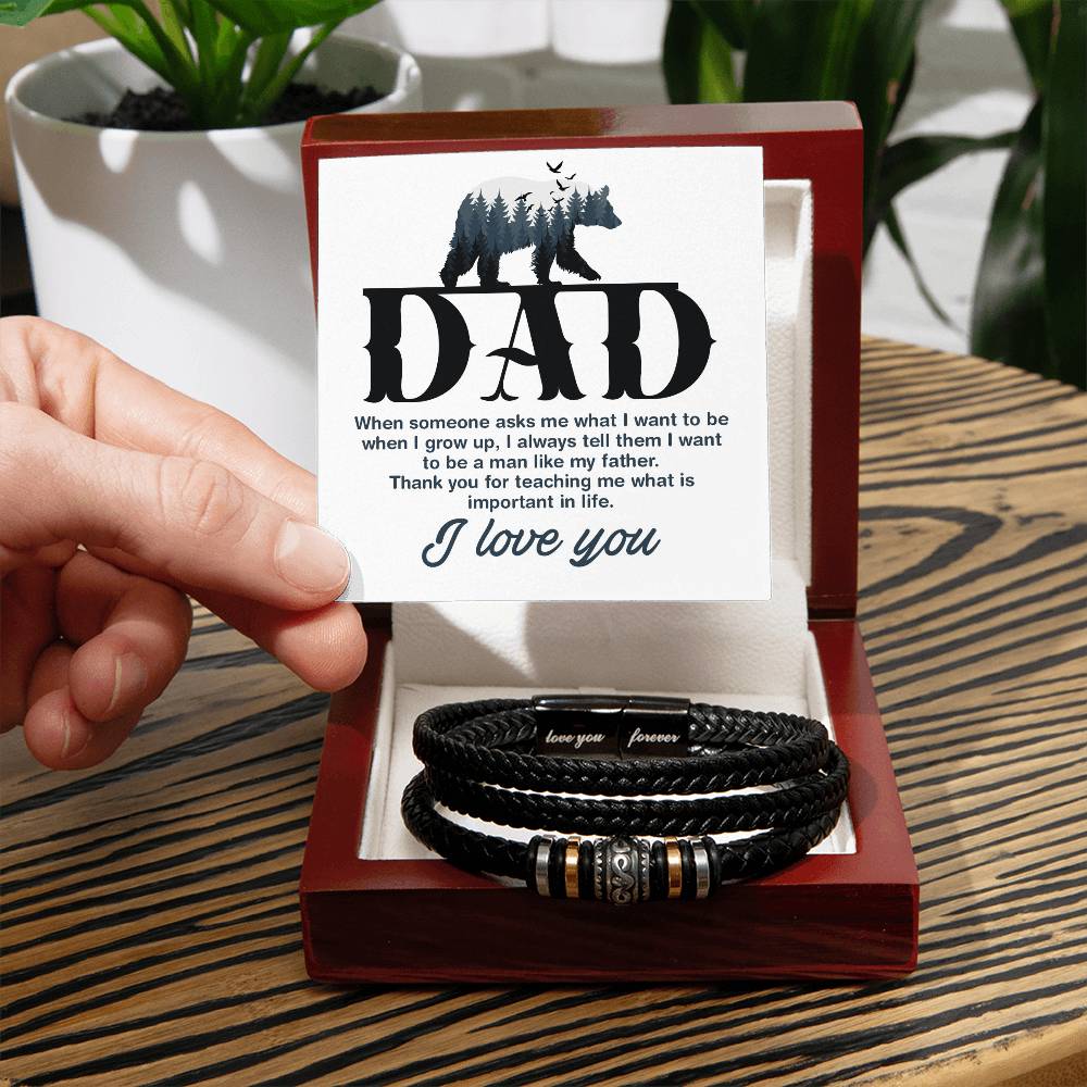 Dad-When someone asks me Bracelet