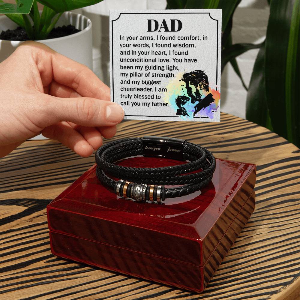 Dear Dad, in your Bracelet