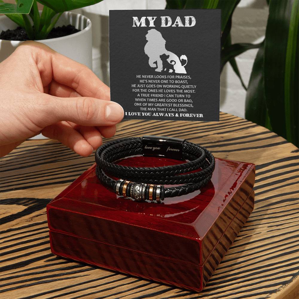 Dad-The Man Bracelet