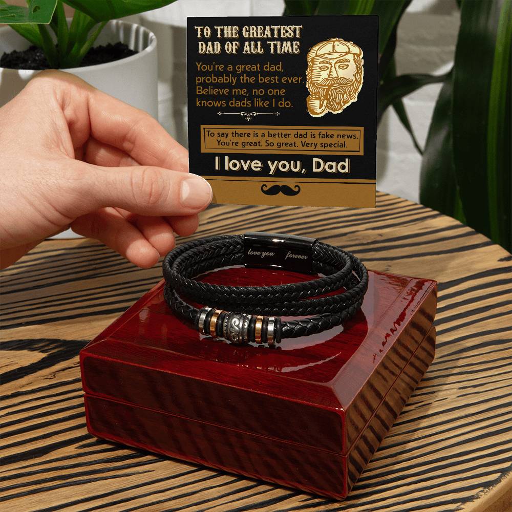 Dad-The Best-Bracelet