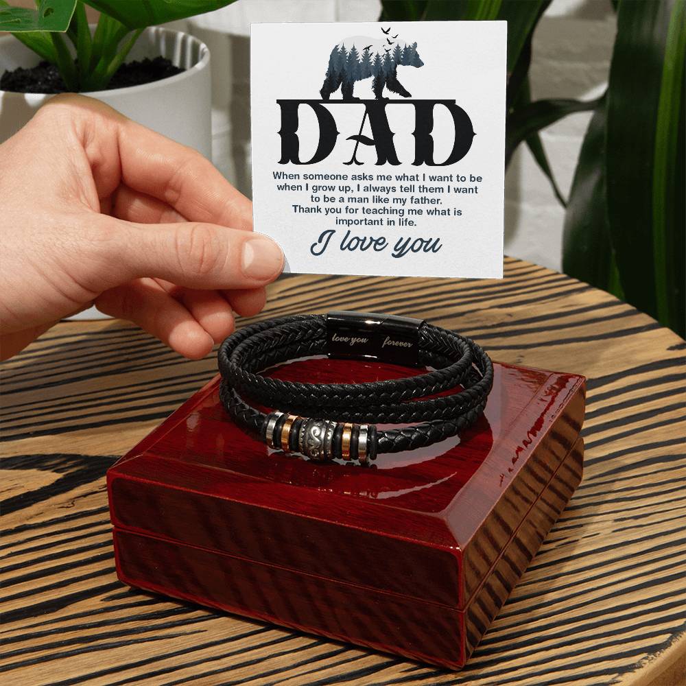 Dad-When someone asks me Bracelet