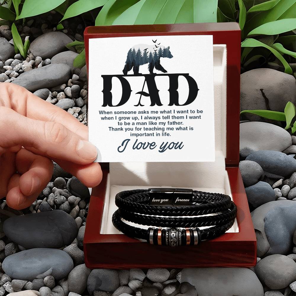 Dad-When someone asks me Bracelet