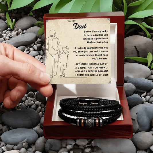 To My Dad - Special Dad Bracelet