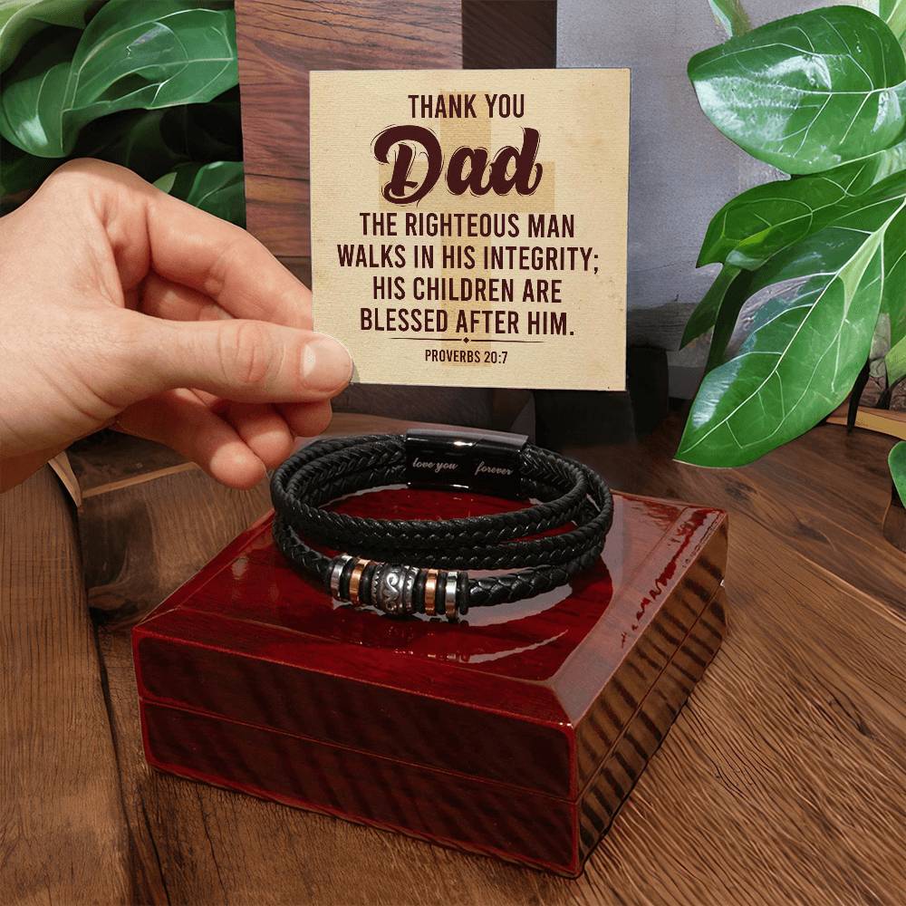 Thank You Dad Bracelet