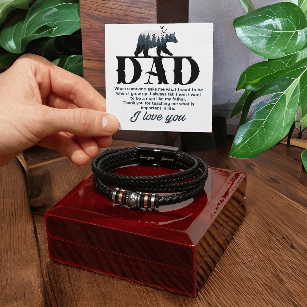 Dad-When someone asks me Bracelet