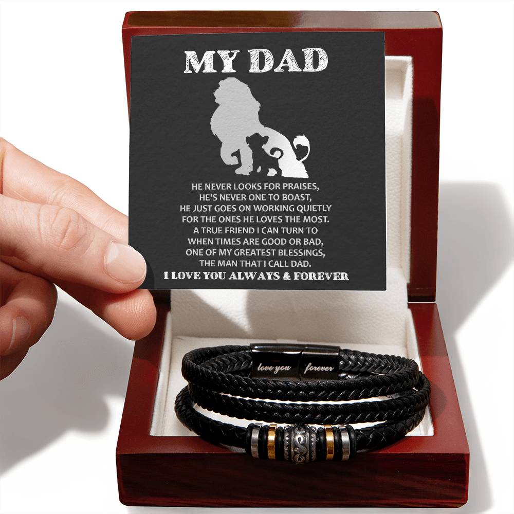 Dad-The Man Bracelet