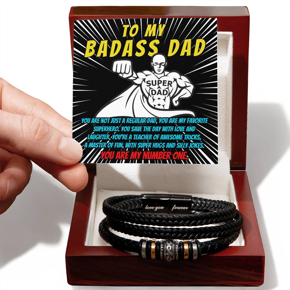 Dad-Favorite Superhero-Bracelet