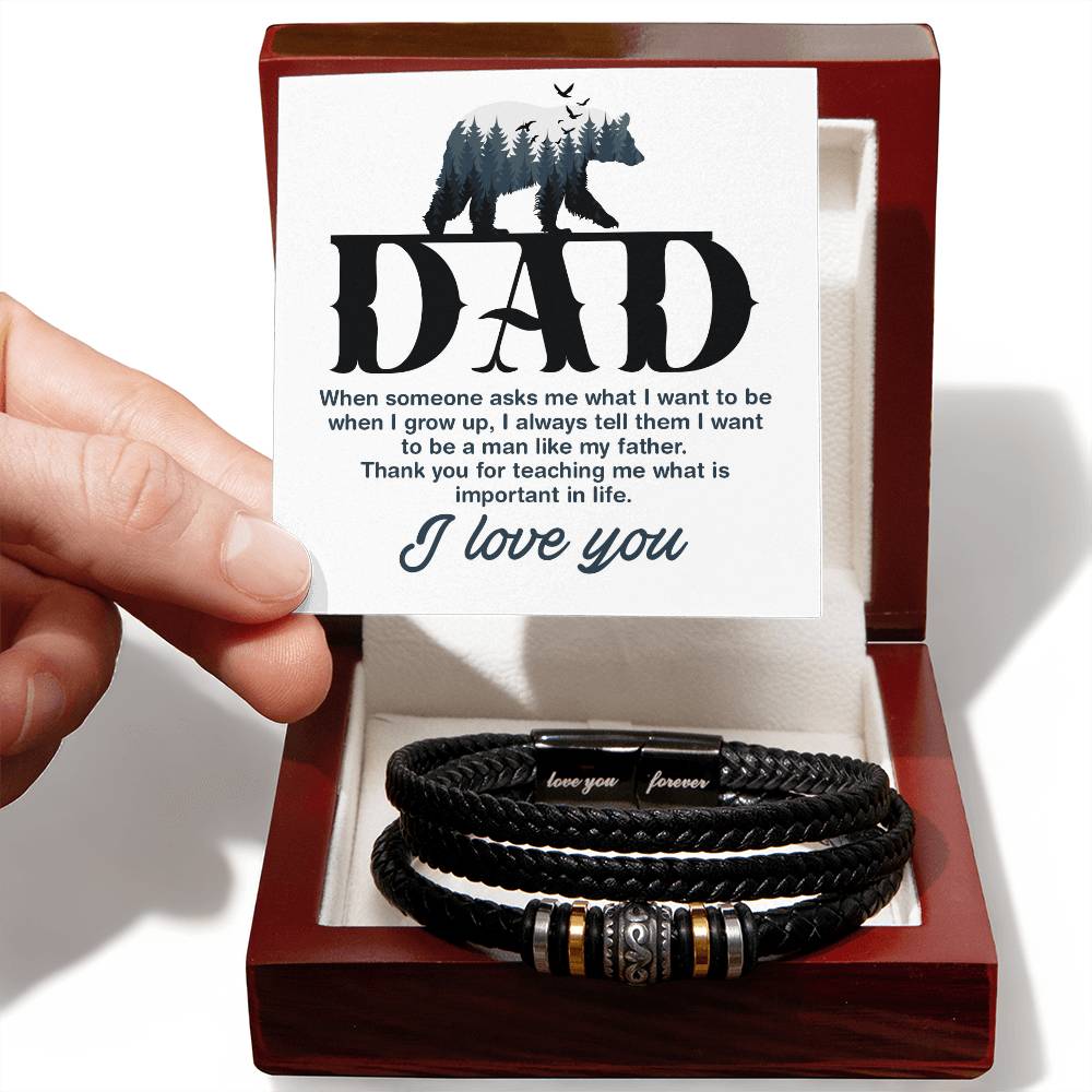 Dad-When someone asks me Bracelet