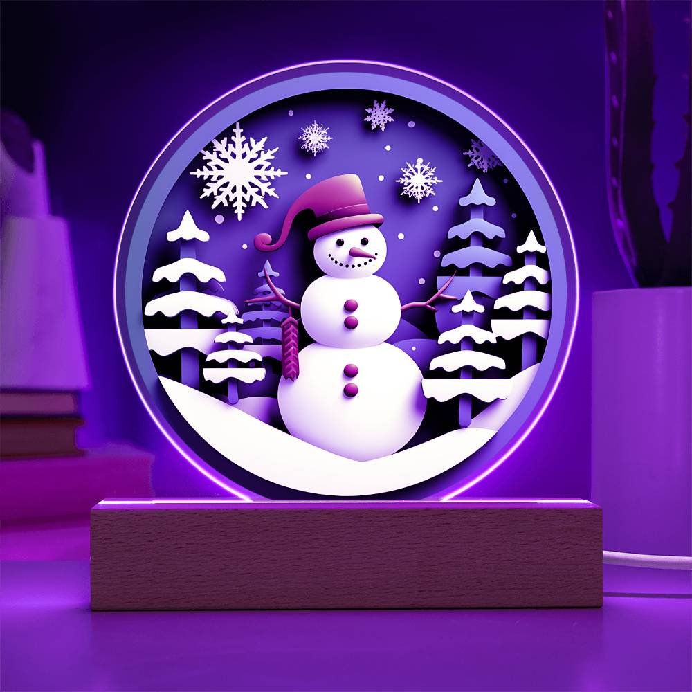 Snowman 3D Christmas