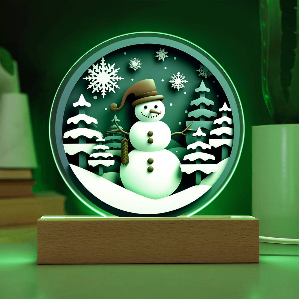 Snowman 3D Christmas