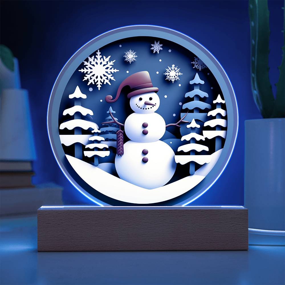 Snowman 3D Christmas