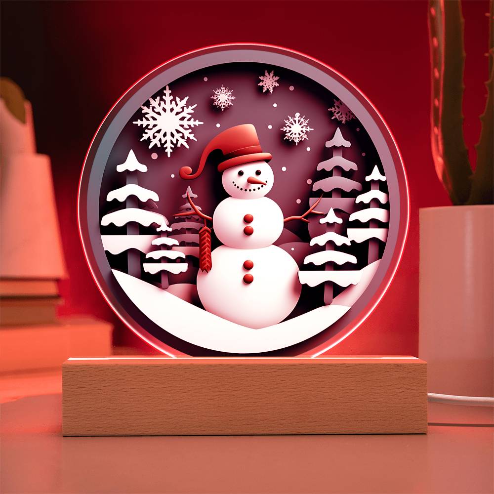 Snowman 3D Christmas